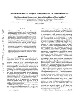 PADiff: Predictive and Adaptive Diffusion Policies for Ad Hoc Teamwork