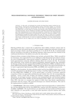 High-dimensional Bayesian filtering through deep density approximation