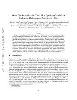 When Bias Pretends to Be Truth: How Spurious Correlations Undermine Hallucination Detection in LLMs
