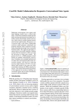 ConvFill: Model Collaboration for Responsive Conversational Voice Agents