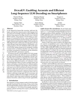 DynaKV: Enabling Accurate and Efficient Long-Sequence LLM Decoding on Smartphones