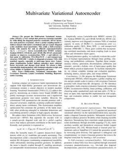 Multivariate Variational Autoencoder