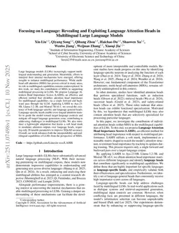 Focusing on Language: Revealing and Exploiting Language Attention Heads in Multilingual Large Language Models