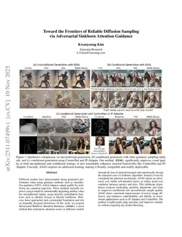 Toward the Frontiers of Reliable Diffusion Sampling via Adversarial Sinkhorn Attention Guidance