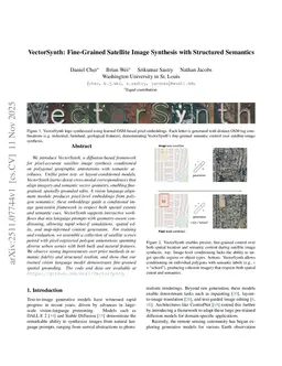 VectorSynth: Fine-Grained Satellite Image Synthesis with Structured Semantics