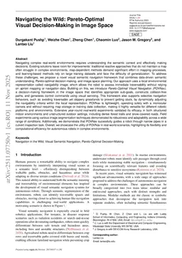 Navigating the Wild: Pareto-Optimal Visual Decision-Making in Image Space