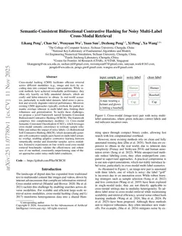 Semantic-Consistent Bidirectional Contrastive Hashing for Noisy Multi-Label Cross-Modal Retrieval
