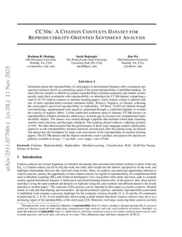 CC30k: A Citation Contexts Dataset for Reproducibility-Oriented Sentiment Analysis