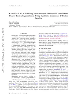 Cancer-Net PCa-MultiSeg: Multimodal Enhancement of Prostate Cancer Lesion Segmentation Using Synthetic Correlated Diffusion Imaging