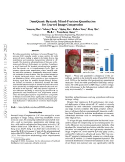 DynaQuant: Dynamic Mixed-Precision Quantization for Learned Image Compression
