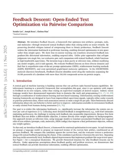 Feedback Descent: Open-Ended Text Optimization via Pairwise Comparison