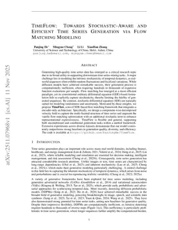 TimeFlow: Towards Stochastic-Aware and Efficient Time Series Generation via Flow Matching Modeling