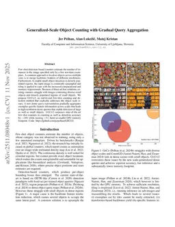 Generalized-Scale Object Counting with Gradual Query Aggregation