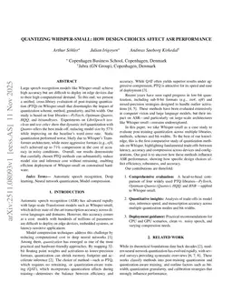 Quantizing Whisper-small: How design choices affect ASR performance