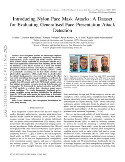 Introducing Nylon Face Mask Attacks: A Dataset for Evaluating Generalised Face Presentation Attack Detection