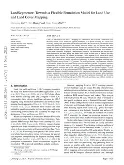 LandSegmenter: Towards a Flexible Foundation Model for Land Use and Land Cover Mapping