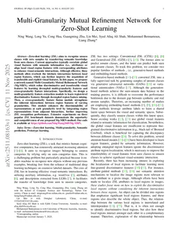 Multi-Granularity Mutual Refinement Network for Zero-Shot Learning