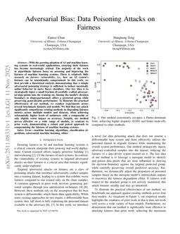 Adversarial Bias: Data Poisoning Attacks on Fairness