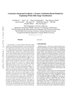 Contrastive Integrated Gradients: A Feature Attribution-Based Method for Explaining Whole Slide Image Classification