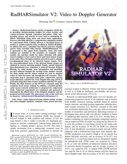 RadHARSimulator V2: Video to Doppler Generator