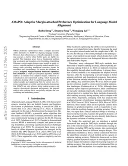 AMaPO: Adaptive Margin-attached Preference Optimization for Language Model Alignment
