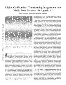 Digital Co-Founders: Transforming Imagination into Viable Solo Business via Agentic AI