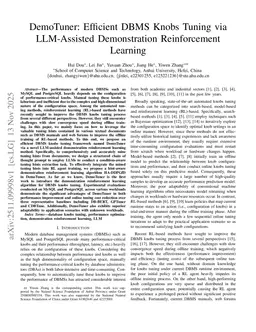 DemoTuner: Automatic Performance Tuning for Database Management Systems Based on Demonstration Reinforcement Learning