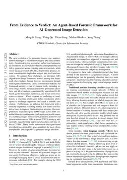 From Evidence to Verdict: An Agent-Based Forensic Framework for AI-Generated Image Detection