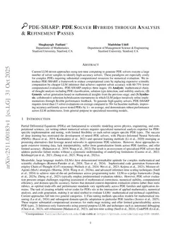PDE-SHARP: PDE Solver Hybrids through Analysis and Refinement Passes