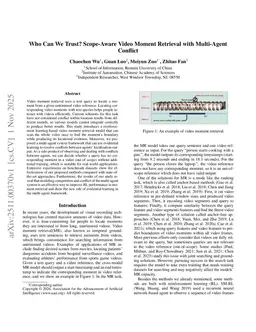 Who Can We Trust? Scope-Aware Video Moment Retrieval with Multi-Agent Conflict