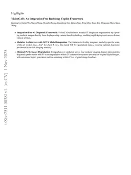 VisionCAD: An Integration-Free Radiology Copilot Framework