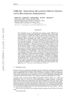 UME-R1: Exploring Reasoning-Driven Generative Multimodal Embeddings