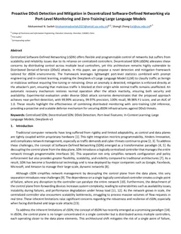Proactive DDoS Detection and Mitigation in Decentralized Software-Defined Networking via Port-Level Monitoring and Zero-Training Large Language Models