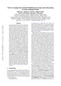 ToM: Leveraging Tree-oriented MapReduce for Long-Context Reasoning in Large Language Models