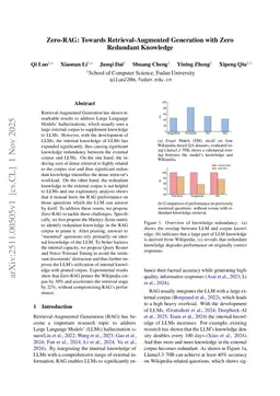 Zero-RAG: Towards Retrieval-Augmented Generation with Zero Redundant Knowledge