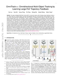 OmniTrack++: Omnidirectional Multi-Object Tracking by Learning Large-FoV Trajectory Feedback