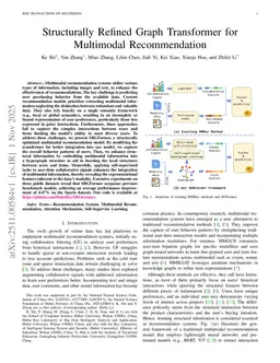 Structurally Refined Graph Transformer for Multimodal Recommendation