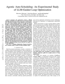 Agentic Auto-Scheduling: An Experimental Study of LLM-Guided Loop Optimization