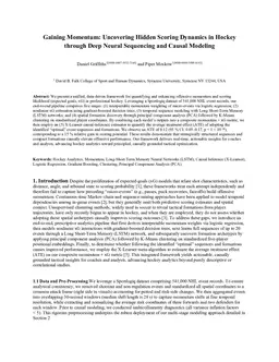 Gaining Momentum: Uncovering Hidden Scoring Dynamics in Hockey through Deep Neural Sequencing and Causal Modeling