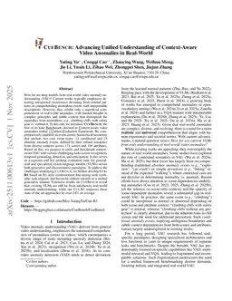 CueBench: Advancing Unified Understanding of Context-Aware Video Anomalies in Real-World