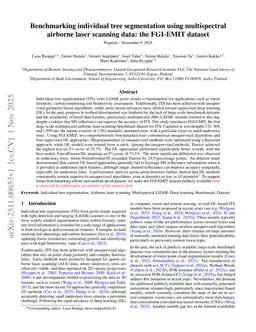 Benchmarking individual tree segmentation using multispectral airborne laser scanning data: the FGI-EMIT dataset