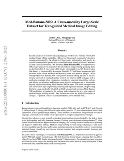 Med-Banana-50K: A Cross-modality Large-Scale Dataset for Text-guided Medical Image Editing