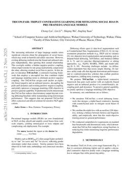TriCon-Fair: Triplet Contrastive Learning for Mitigating Social Bias in Pre-trained Language Models