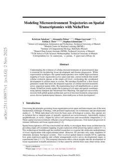Modeling Microenvironment Trajectories on Spatial Transcriptomics with NicheFlow