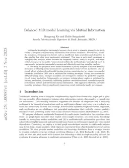 Balanced Multimodal Learning via Mutual Information