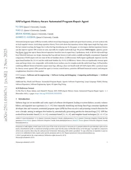 HAFixAgent: History-Aware Automated Program Repair Agent