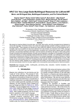 HPLT 3.0: Very Large-Scale Multilingual Resources for LLM and MT. Mono- and Bi-lingual Data, Multilingual Evaluation, and Pre-Trained Models