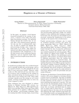 Happiness as a Measure of Fairness