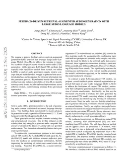 AudioRAG+: Feedback-driven Retrieval-augmented Audio Generation with Large Audio Language Models