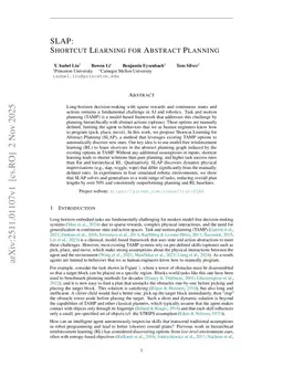 SLAP: Shortcut Learning for Abstract Planning